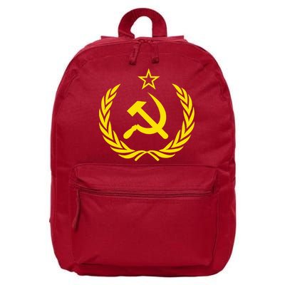 Hammer and Sickle Star CCCP Soviet Union Red 16 in Basic Backpack