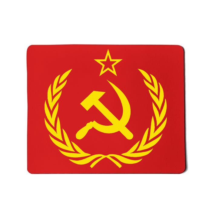 Hammer and Sickle Star CCCP Soviet Union Red Mousepad