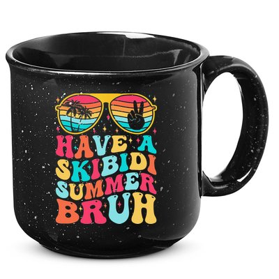 Have A Summer Bruh Funny Last Day Of School 2025 15oz Campfire Ceramic Mug