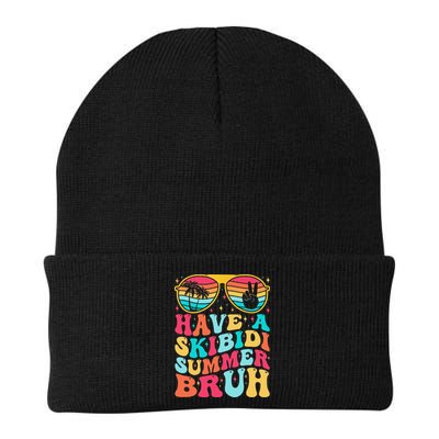 Have A Summer Bruh Funny Last Day Of School 2025 Beanie