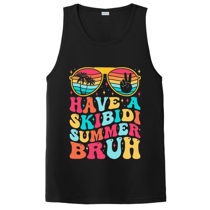Have A Summer Bruh Funny Last Day Of School 2025 PosiCharge Competitor Tank