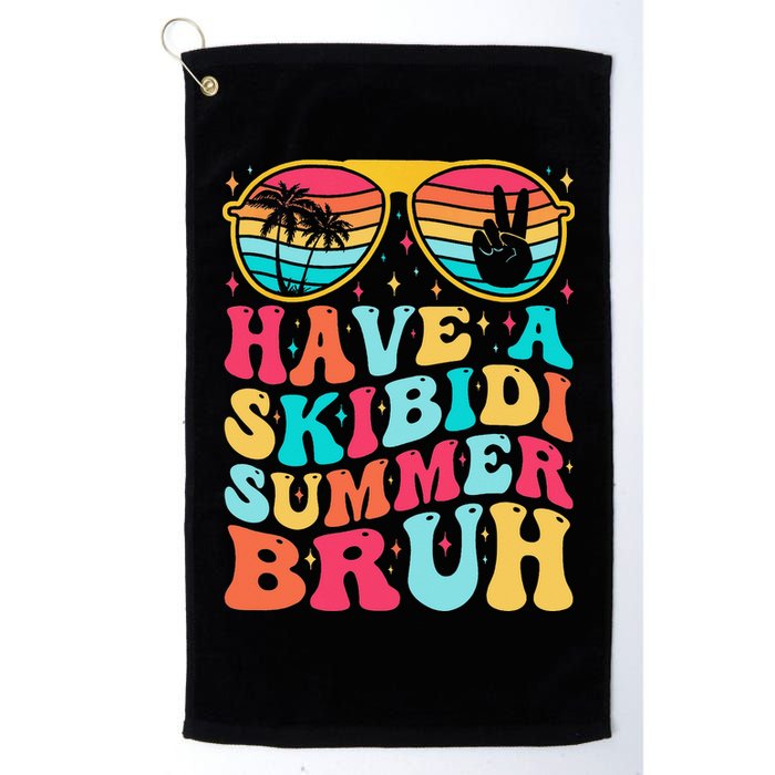 Have A Summer Bruh Funny Last Day Of School 2025 Golf Towel