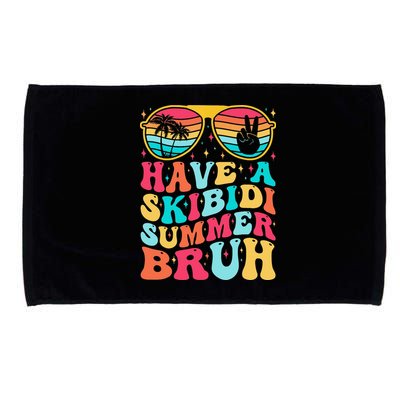 Have A Summer Bruh Funny Last Day Of School 2025 Microfiber Hand Towel