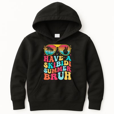 Have A Summer Bruh Funny Last Day Of School 2025 Kids Hoodie