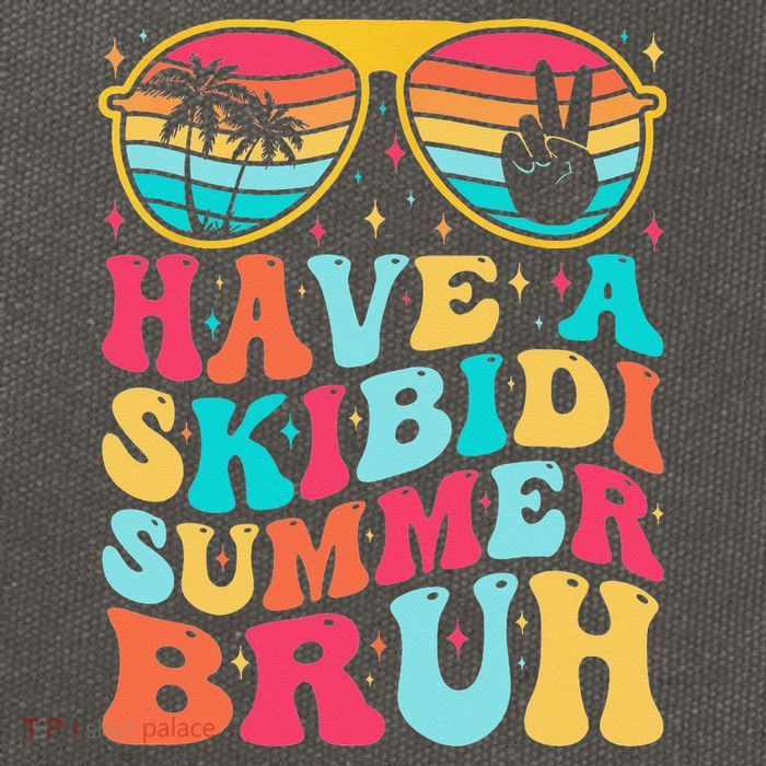 Have A Summer Bruh Funny Last Day Of School 2025 Cotton Canvas Backpack
