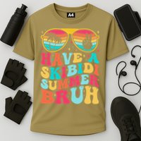 Have A Summer Bruh Funny Last Day Of School 2025 Cooling Performance Crew T-Shirt