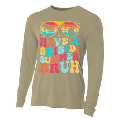 Have A Summer Bruh Funny Last Day Of School 2025 Cooling Performance Long Sleeve Crew