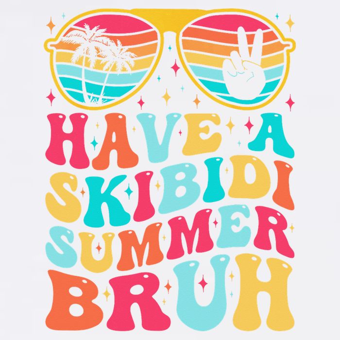 Have A Summer Bruh Funny Last Day Of School 2025 Garment-Dyed Sweatshirt