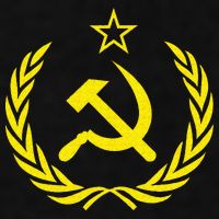 Hammer And Sickle Star CCCP Soviet Union Red Ladies PosiCharge Tri-Blend Wicking Tank