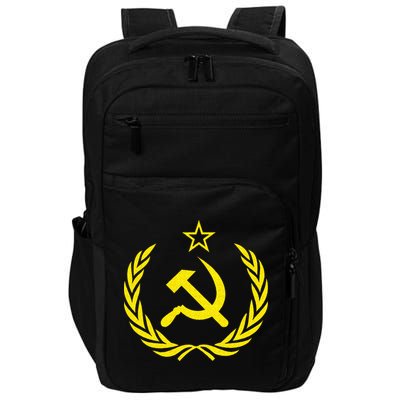 Hammer And Sickle Star CCCP Soviet Union Red Impact Tech Backpack
