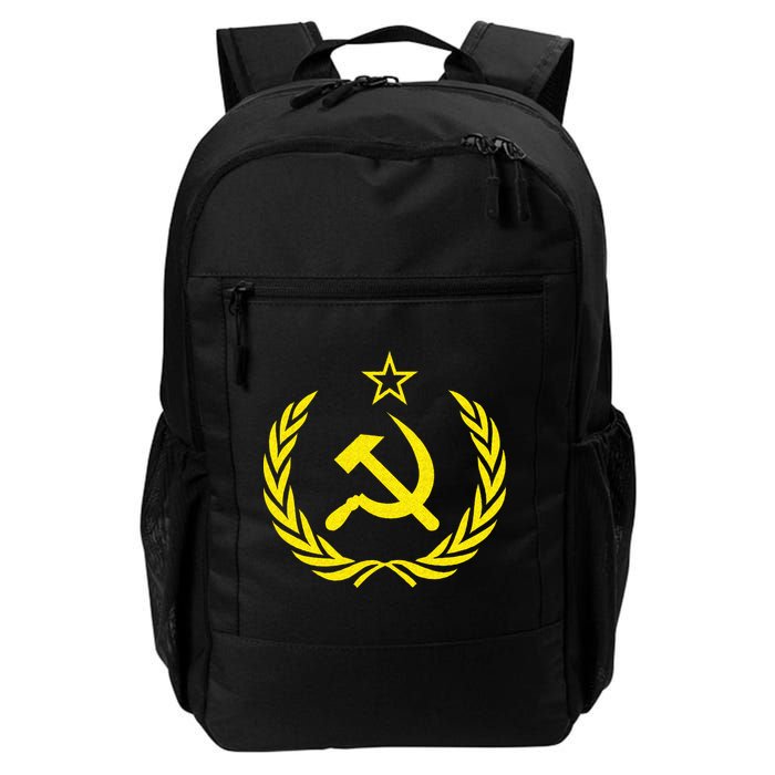Hammer And Sickle Star CCCP Soviet Union Red Backpack