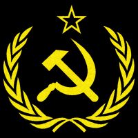 Hammer And Sickle Star CCCP Soviet Union Red Drawstring Bag
