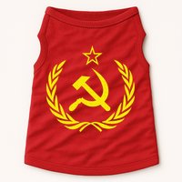Hammer And Sickle Star CCCP Soviet Union Red Doggie Tank