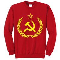 Hammer And Sickle Star CCCP Soviet Union Red Sweatshirt