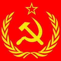 Hammer And Sickle Star CCCP Soviet Union Red Button