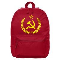 Hammer And Sickle Star CCCP Soviet Union Red 16 in Basic Backpack
