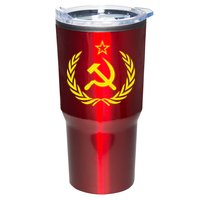 Hammer And Sickle Star CCCP Soviet Union Red Tumbler