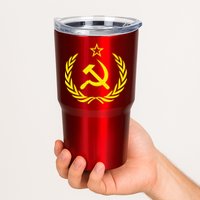 Hammer And Sickle Star CCCP Soviet Union Red Tumbler