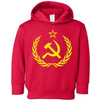 Hammer And Sickle Star CCCP Soviet Union Red Toddler Hoodie