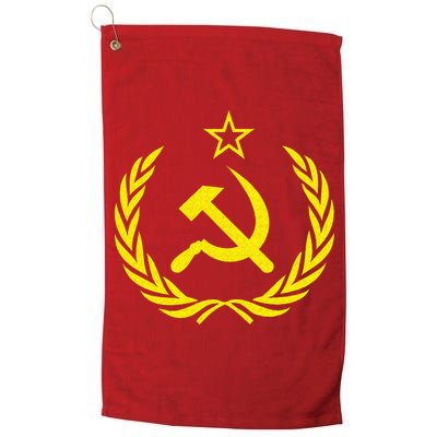 Hammer And Sickle Star CCCP Soviet Union Red Golf Towel