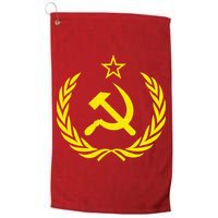 Hammer And Sickle Star CCCP Soviet Union Red Golf Towel