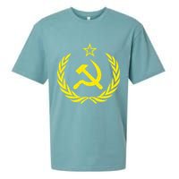 Hammer And Sickle Star CCCP Soviet Union Red Sueded Cloud Jersey T-Shirt