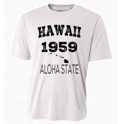 Hawaii Aloha State 1959 Vintage Established Sports Hawaiian Islands Hi Cooling Performance Crew T-Shirt