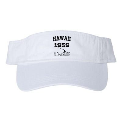 Hawaii Aloha State 1959 Vintage Established Sports Hawaiian Islands Hi Valucap Bio-Washed Visor