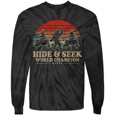 Hide And Seek World Champion Tie-Dye Long Sleeve Shirt