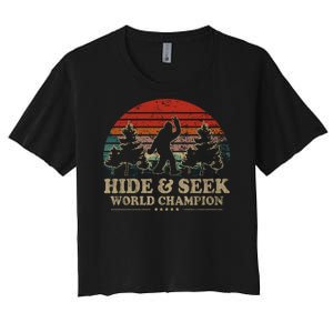 Hide And Seek World Champion Women's Crop Top Tee