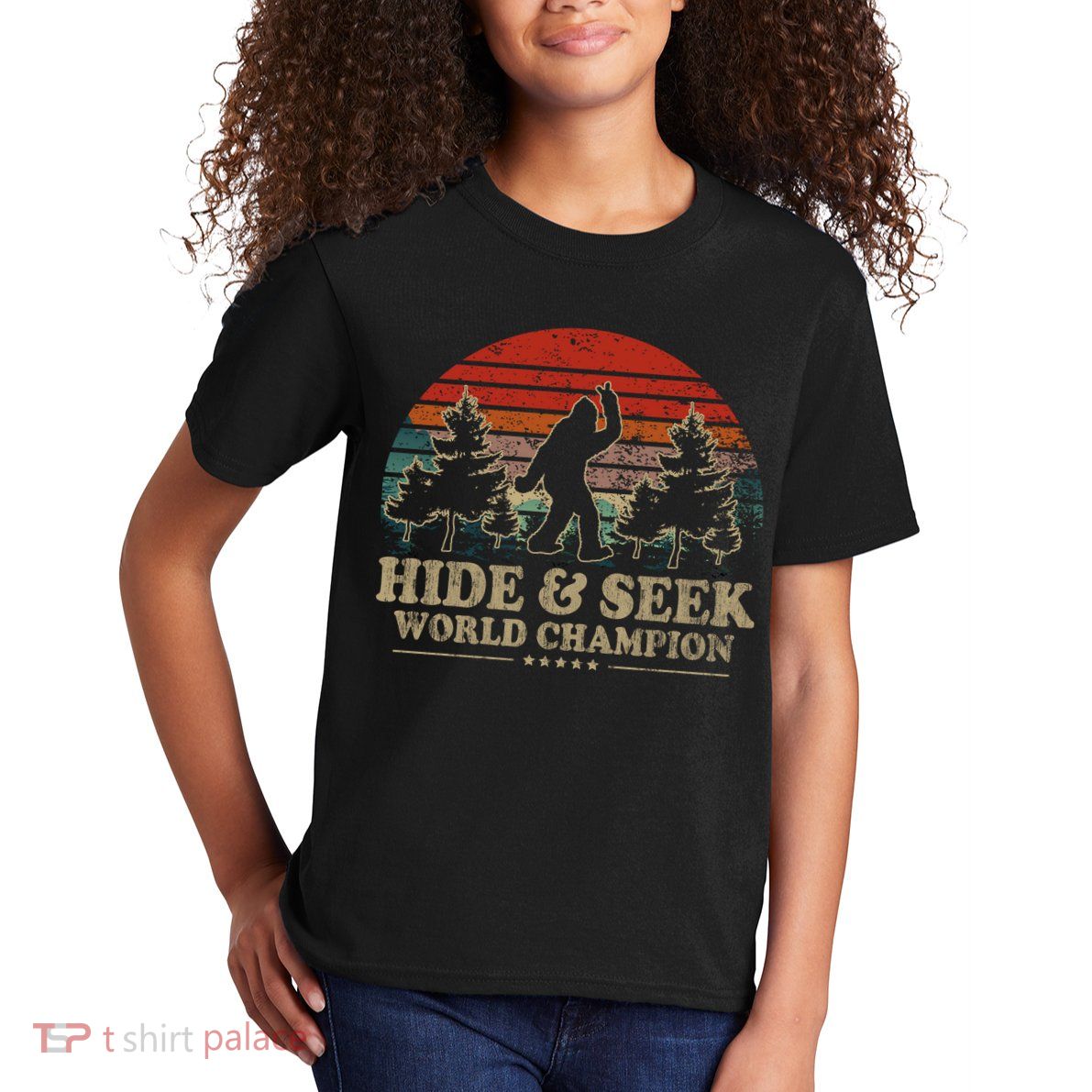 Hide And Seek World Champion Kids T-Shirt