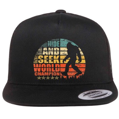 Hide And Seek World Champion Bigfoot Is Real Flatbill Hat