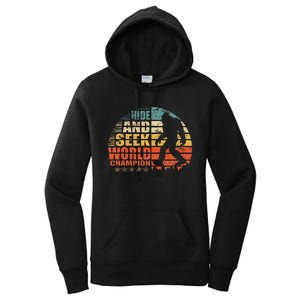 Hide And Seek World Champion Bigfoot Is Real Women's Pullover Hoodie