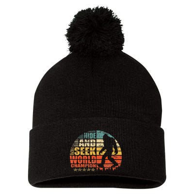 Hide And Seek World Champion Bigfoot Is Real Pom Pom 12in Knit Beanie