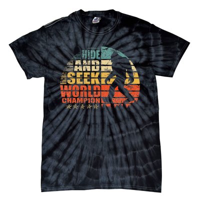 Hide And Seek World Champion Bigfoot Is Real Tie-Dye T-Shirt