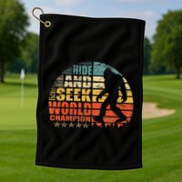 Hide And Seek World Champion Bigfoot Is Real Golf Towel