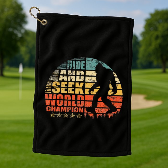 Hide And Seek World Champion Bigfoot Is Real Golf Towel