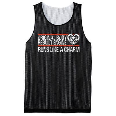 Heart Attack Survivor Open Heart Surgery Mesh Reversible Basketball Jersey Tank