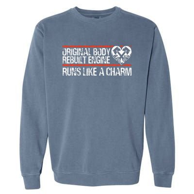 Heart Attack Survivor Open Heart Surgery Garment-Dyed Sweatshirt