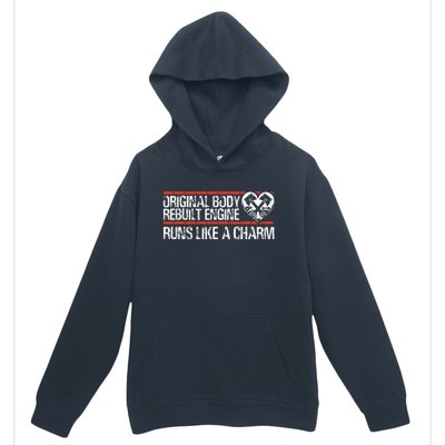 Heart Attack Survivor Open Heart Surgery Urban Pullover Hoodie