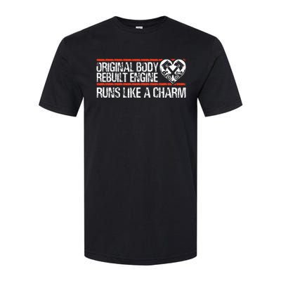 Heart Attack Survivor Open Heart Surgery Softstyle CVC T-Shirt