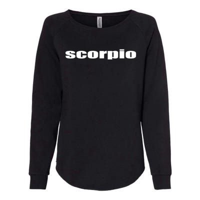 Horoscope Astrology Scorpio Birthday Star Gift Classic Gift Womens California Wash Sweatshirt