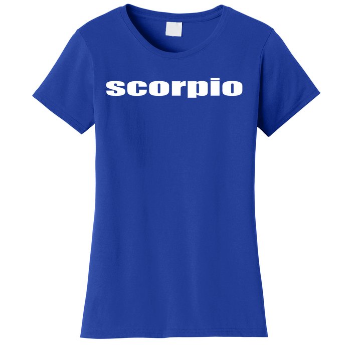 Horoscope Astrology Scorpio Birthday Star Gift Classic Gift Women's T-Shirt