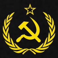 Hammer And Sickle Star Cccp Soviet Union Red Ladies PosiCharge Tri-Blend Wicking Tank