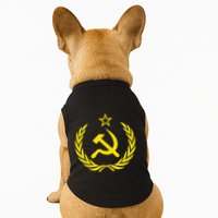 Hammer And Sickle Star Cccp Soviet Union Red Doggie Tank