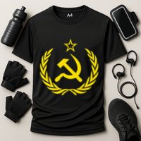Hammer And Sickle Star Cccp Soviet Union Red Performance Shirt