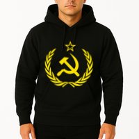 Hammer And Sickle Star Cccp Soviet Union Red Hoodie
