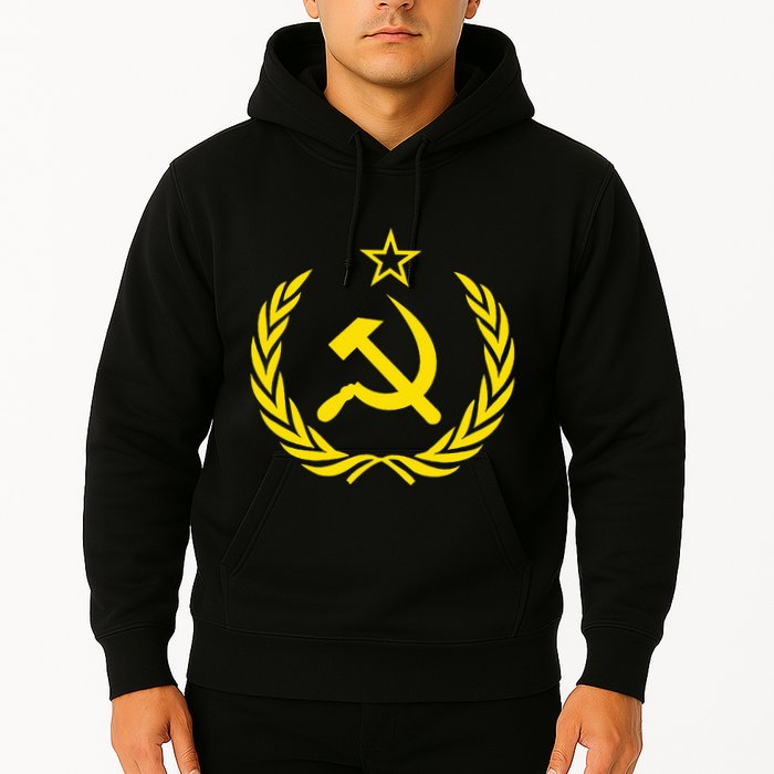 Hammer And Sickle Star Cccp Soviet Union Red Hoodie