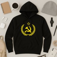 Hammer And Sickle Star Cccp Soviet Union Red Hoodie