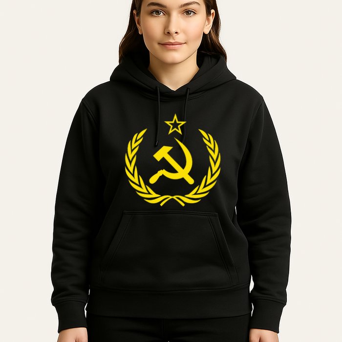 Hammer And Sickle Star Cccp Soviet Union Red Hoodie